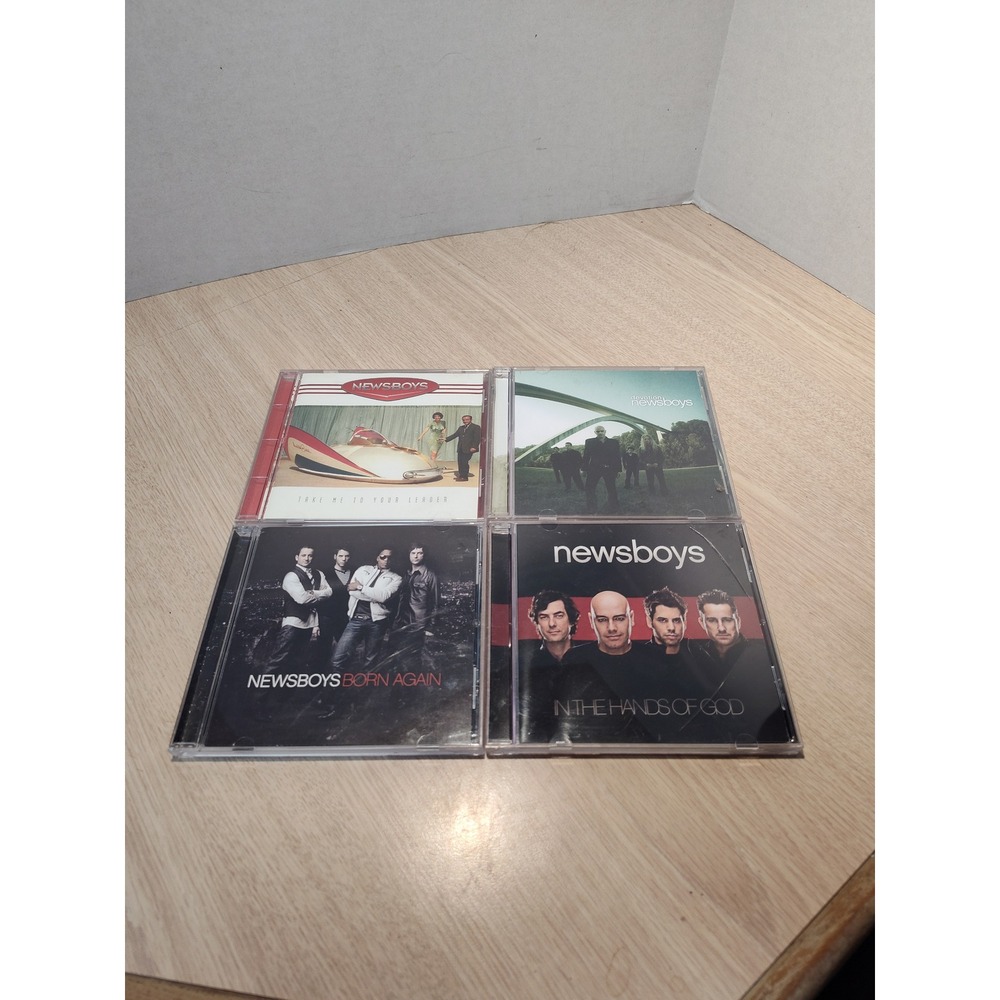 Newsboys CD 4 Album‎ Bundle Unisex OS Multicolor Excellent Christian Rock Lot